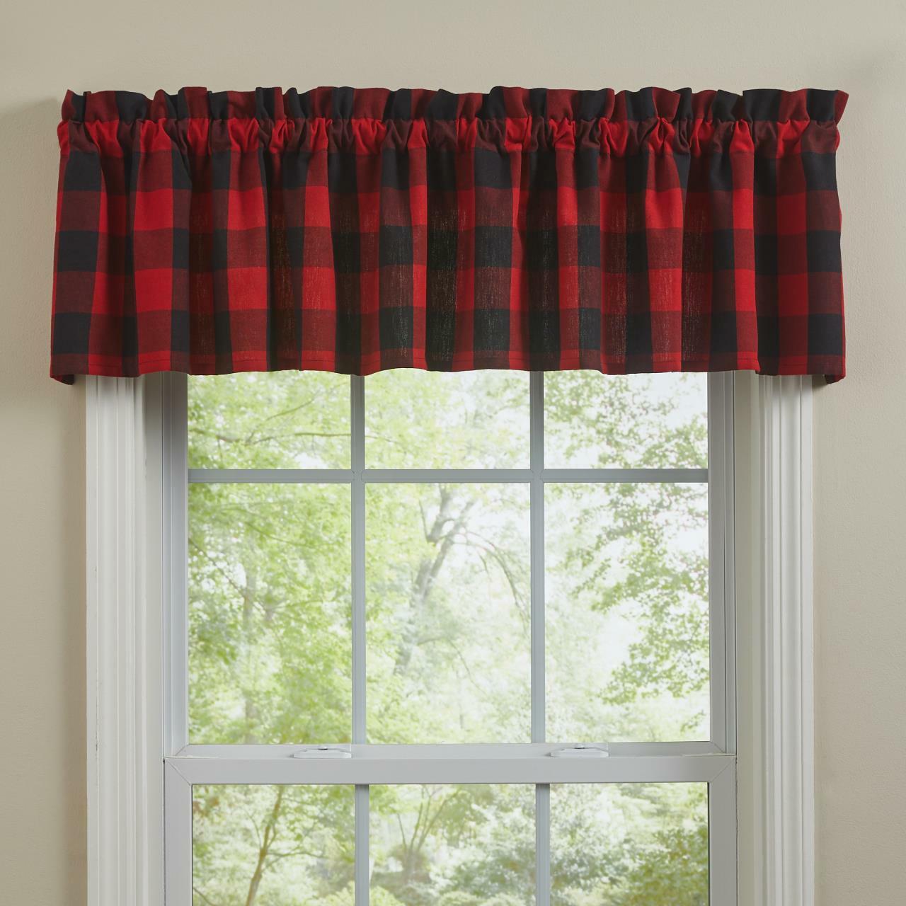 Buffalo Check Valance - Dove's Village